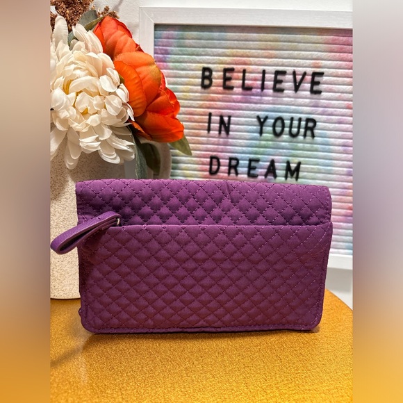 Vera Bradley Women's Cotton Frannie Crescent Crossbody Purse- NWOT - Picture 2 of 14